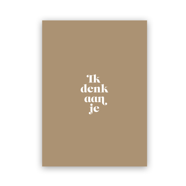 Kaartje - Ik denk aan je